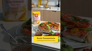 Perfekt für gemütliche, leckere Sommerabende mit Freunden: eine selbstgemachte Tomaten-Tarte 🍅