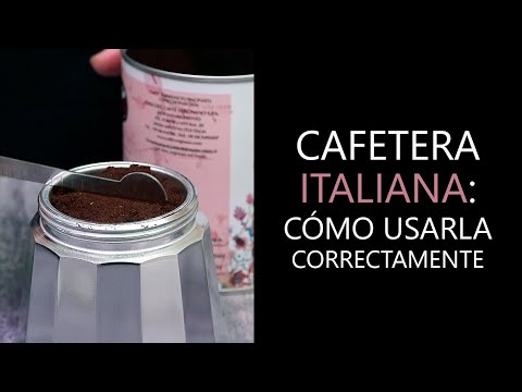 CÓMO USAR LA CAFETERA ITALIANA: Guía básica para preparar café
