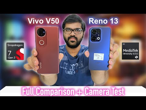 VIvo V50 Vs Oppo Reno 13 *Full Comparison* ⚡Camera Test | Kaunsa Better Hain Under Rs.35,000