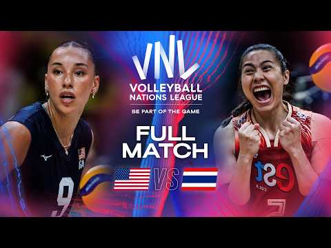 USA vs. Thailand - 2024 VNL | Full Match (Women)