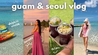guam & seoul vlog 🌴🌺🐠 traveling guam, kayaking, snorkeling, back to cold seoul, wedding photo album