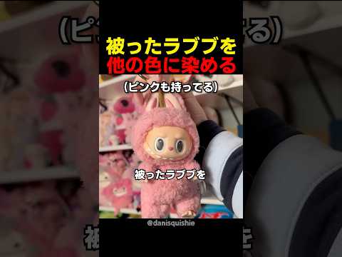 被ったラブブを他の色に染める