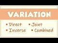 Constants of Variation Problems