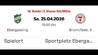 SC Ebergassing - SC Brunn Geb II