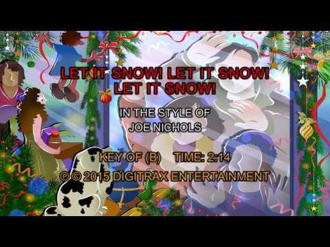 Joe Nichols – Let It Snow, Let It Snow, Let It Snow (Backing Track)