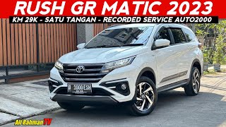 DIJUAL KM 29K❗️RUSH GR MATIC 2023 PUTIH SATU TANGAN DI BANDUNG