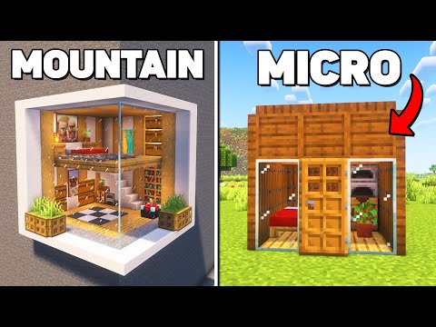 Minecraft: 3 EASY Starter Houses & Bases!