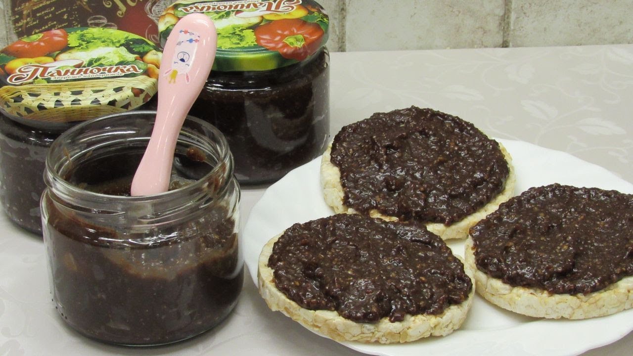 5 минут и 3 продукта! Домашняя шоколадная паста на бутерброды - всем понравится!