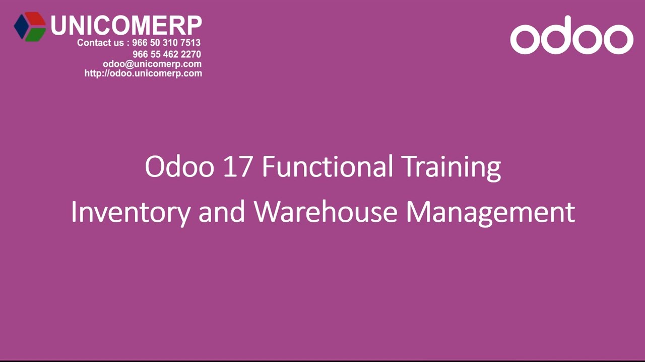 Odoo 17 | Inventory & Warehouse Management | Odoo 17 Community | Inventory Overview | 08.05.2024

Odoo inventory management module helps businesses effectively organize and track their stock levels across multiple locations.