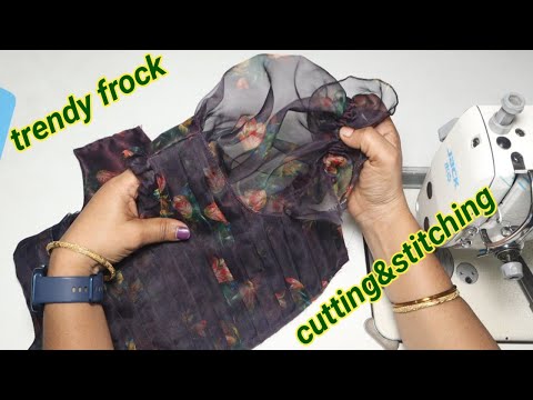 తక్కువ క్లాత్ తో ఇలా కుట్టారంటే baby frock cutting & stitching//సింపుల్ మెథడ్ ఎవరికైనా అర్ధమయ్యేలా