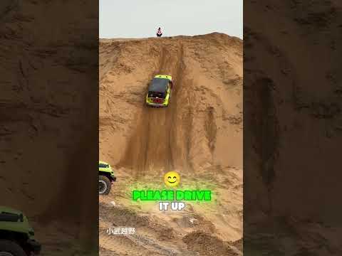 Uncle raced in the desert with the new car 🚘😱| #shorts #car #shortsviral