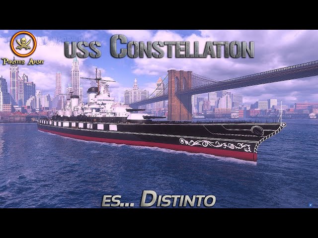 Acorazado USA Constellation - Batalla - World of Warships Español