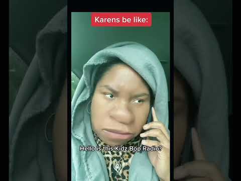 I wonder what music Karen actually enjoys listening to?? #karensbelike #comedy #skit #pov #kidzbop