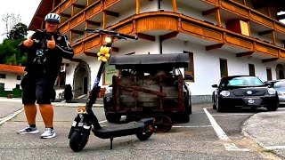Unterwegs in Bodenmais im Urlaub mit Christof SEGWAY Ninebot MAX G3 D E-Scooter 11 Zoll Schwarz 