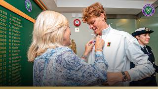 The Champions' Walk | Jannik Sinner's victorious walk back to locker rooms IN FULL | Wimbledon 2025