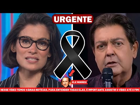 👉 DOMINGO de LUTO: MORREU EM SUA CASA APÓS PASSAR MAL │ Renata Vasconcellos, notícia │ Faustão tem..