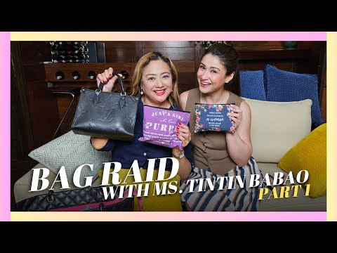 Bag Raid with Ms. Tintin Babao + Giveaway Alert! | CARLA ABELLANA