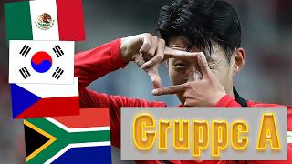 Mexiko oder Südkorea als Gruppensieger? WM 2026 Gruppe A Prognose!