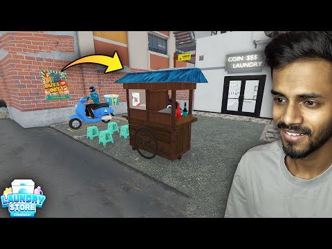 FINALLY I OPENED A BAKSO CART |LAUNDRY STORE SIMULATOR #13