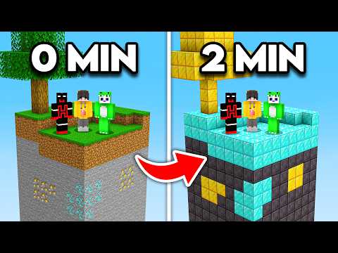 Minecraft pero el CHUNK CAMBIA cada MINUTO