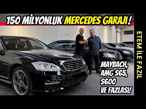 ETEM ile FAZIL | 150 Milyon TL'lik Mercedes Garajı Gezdik | AMG, Maybach, V12, S8 ve Fazlası!