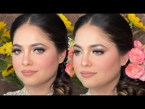 Walima Bridal Makeup Look by @Manveenmakeovers #shortsviral #bridalmakeup #makeuptutorial