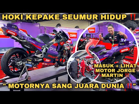 MBLO RIZKI MASUK KE PITSTOP JORGE MARTIN ❗️❗️ BEGINI RASANYA NGELIHAT MOTOGP DI DEPAN MATA ❗️❗️Eps.3