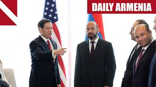 YouTube video thumbnail: Armenia, U.S. Sign Bilateral Agreements as Marco Rubio Visits Yerevan