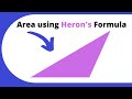 Sine Formula and Area Calculations