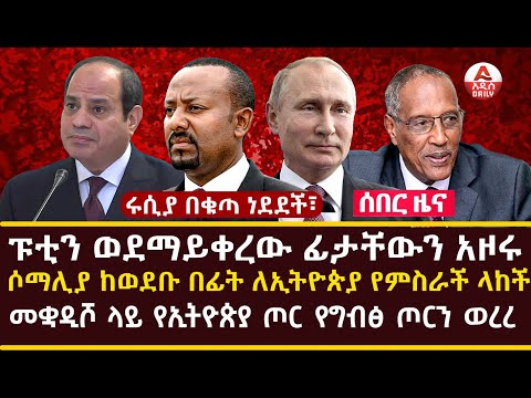 Addis Daily News :ሶማሊያ ከወደቡ በፊት ለኢትዮጵያ የምስራች ላከች |መቋዲሾ ላይ የኢትዮጵያ ጦር የግብፅ ጦርን ወረረ