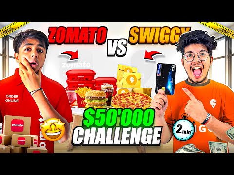 Swiggy🛵 Vs Zomato 🛴Food Challenge🌯 | Best Comparison 😱 - Mann Vlogs