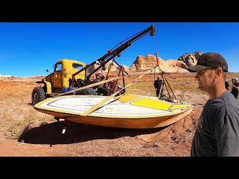 Recovering Sunken Boat At Bottom of Lake Powell After 30 Years