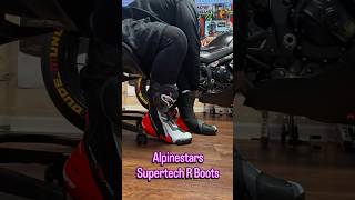 Motogp AlpineStar Supertech R Boot : 1st try on