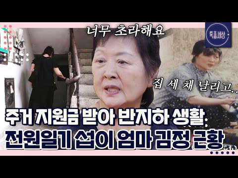 전원일기 1,000편 가량.. 모은 돈 다 날리고 반지하 생활하는 섭이 엄마 김정|특종세상 650회