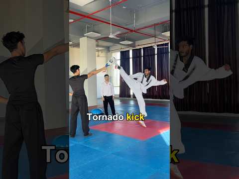 Learning Taekwondo skills in a day challenge 🥶 #shorts
