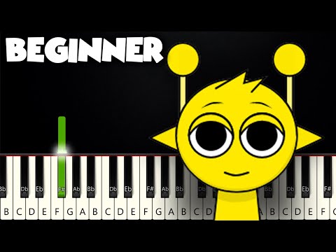 All SPRUNKI Themes | BEGINNER PIANO TUTORIAL + SHEET MUSIC by Betacustic