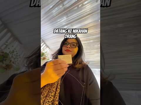 Seru banget acara nikahannya🥳 #kondangan #nikahan #vlog