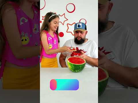 Watermelon spoon for Funny Dad! #shorts
