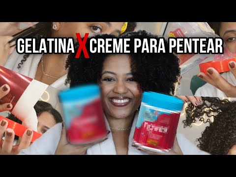 Batalha de finalizadores: GELATINA vs. CREME PARA PENTEAR meus cachos de cinema | cabelo crespo