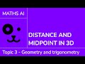 Mastering Distance and Midpoint in 3D Geometry