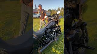 Harley Davidson ST Lowrider!  With Bassani exhaust @harleydavidsonpeople #bassani