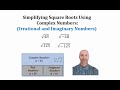 Square Roots and Complex Numbers