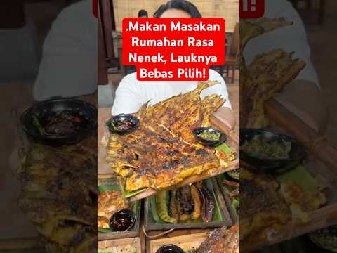 Makan Masakan Rumahan Rasa Nenek, Lauknya Bebas Pilih! #kuliner #kulinernusantara