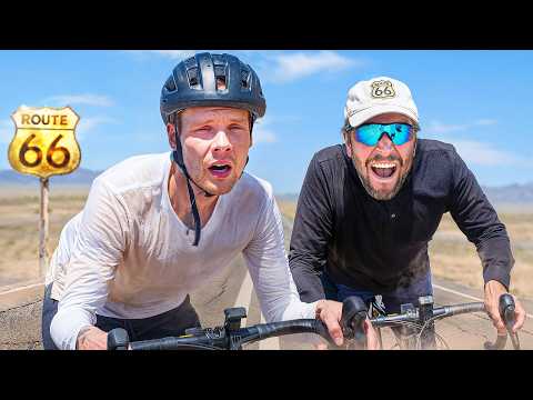 Route 66 EXTREM: Fahrrad-Duell gegen @marcgebauer bei krasser Hitze