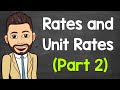 Exploring Rates and Unit Rates Through Examples