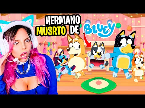 Descubro al PERSONAJE SECRETO de la APP de BLUEY a las 3 AM!!😰 *es su HERMANITO MU3RT0*