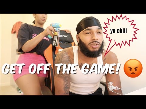 ANNOYING MY BOYFRIEND WHILE ON 2K!!! (HILARIOUS)