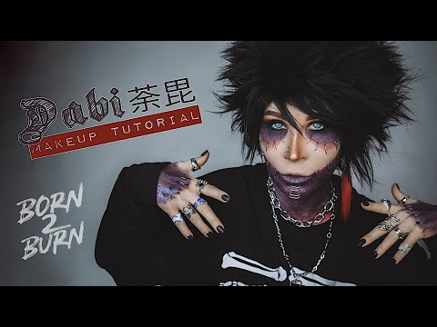 How To Do Dabi Makeup (My Hero Academia) / Cosplay Tutorial by Born2Burn