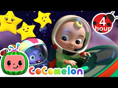 Twinkle Twinkle Little Star + More | JJ's Animal Time | Kids Show | Toddler Learning Cartoons