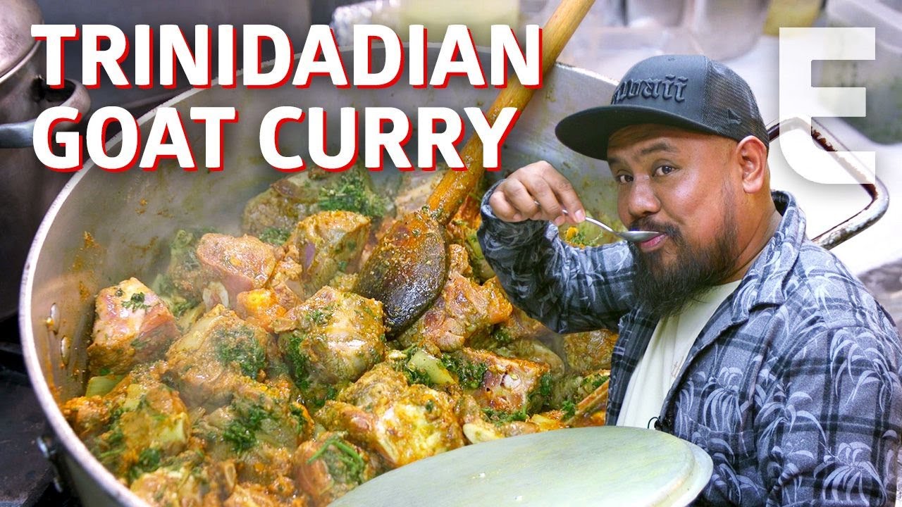 Goat Curry at Seattle's Only Authentic Trinidadian Restaurant Cooking in America